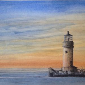 "Lighthouse Sunset"