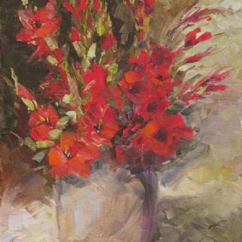 "Red Gladioli"