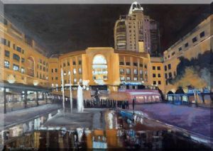 "Night Lite Nelson Mandela Square"