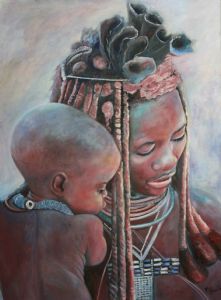 "Himba Mother and Child"