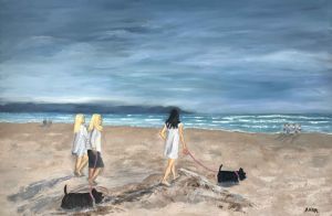"Walkies at Grotto Beach"