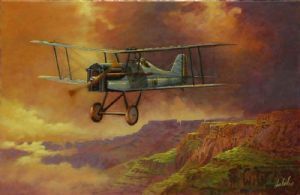 "Saaf S.E.5a Over the Drakensberg"