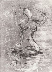 "Woman Bathing "