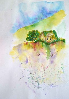 "Ruin in Connemara, Ireland"