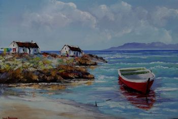 "Sea Cottages with Boat"