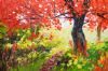 "Autumn Red Tree "