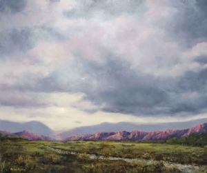 "Soft Glow on the Mountains"