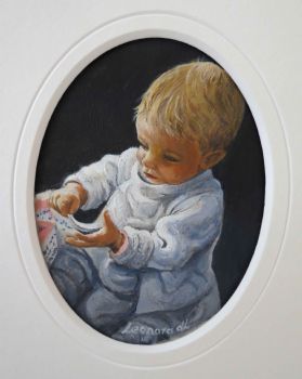 "Miniature- Opening my Present"