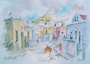 "Winding Street in Malay Quarter"