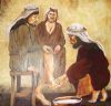 "Jesus Washing His Disciples' Feet"