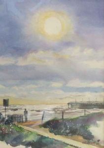 "Durban North Pier Sunrise SOLD"