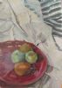 "Still Life - Red Bowl and Fruit"