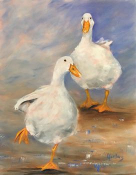 "Noisy Geese RESERVED"