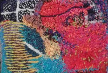 "Steps on a Hill (Embroidered) "