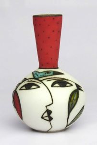 "Round Vessel with Fluted Neck"