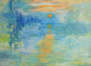 "Dawn on the Lake"