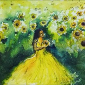 "The Sunflower Girl "