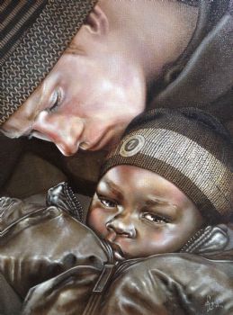 "Prince Harry with Lesotho Baby "