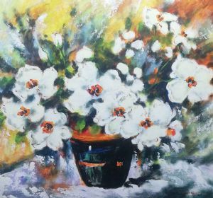 "The Roses In The Vase"