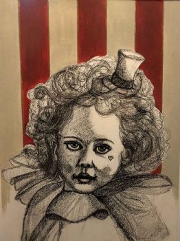 "The Little Pinstripped Clown - Lacy"