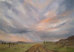 "Evening Rainstorm"