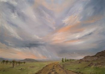 "Evening Rainstorm"