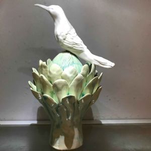 "Sunbird on Protea"