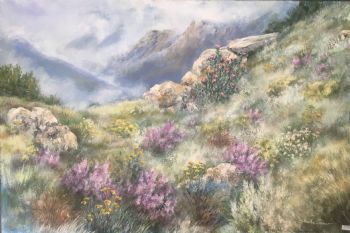 "Table Mountain Fynbos Vista"