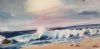 "Ocean with Seagulls"