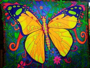 "Butterfly UV art "