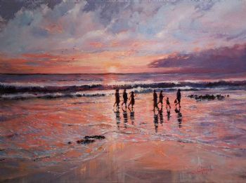"End of the day Blouberg strand"