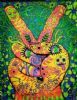 "Peace sign rabbit"