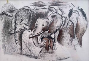 "Elephant Herd"