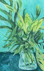 "Leaves In Green "