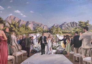 "Live Wedding Painting"