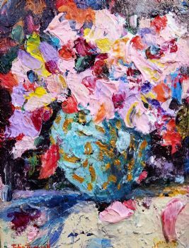 "Blue Vase / Sold"