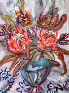 "Protea Still Life"