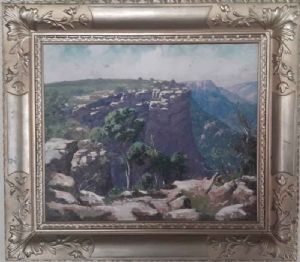 "Mountain Scene / Bergtoneel"