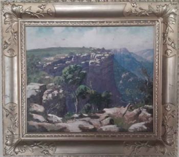 "Mountain Scene / Bergtoneel"