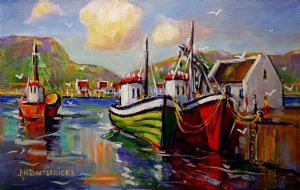 "Harbour Scene"