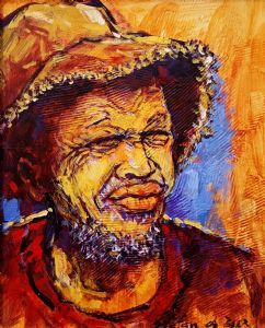 "Old Man With His Torned Hat"