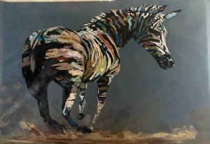 "Zebra in Motion"
