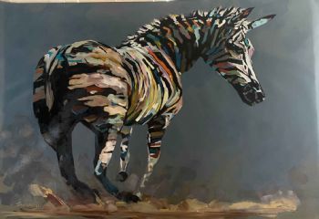"Zebra in Motion"