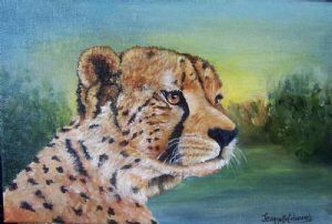 "WAITING AT THE WATERHOLE"