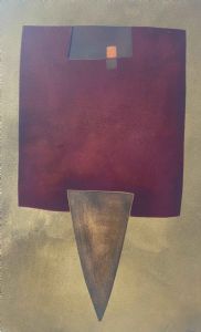 "Graphic 467 Brown Abstract O/B"