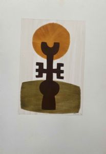 "Graphic 474 Abstract Fig O/B"