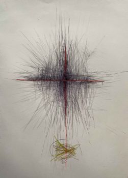 "Graphic 477 Abstract Cross CR/P"