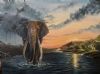 "Elephant Painting – The Last Crossing"