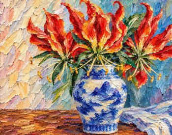 "Crimson Bloom"