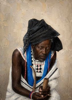 "Xhosa man in traditiona regalia"